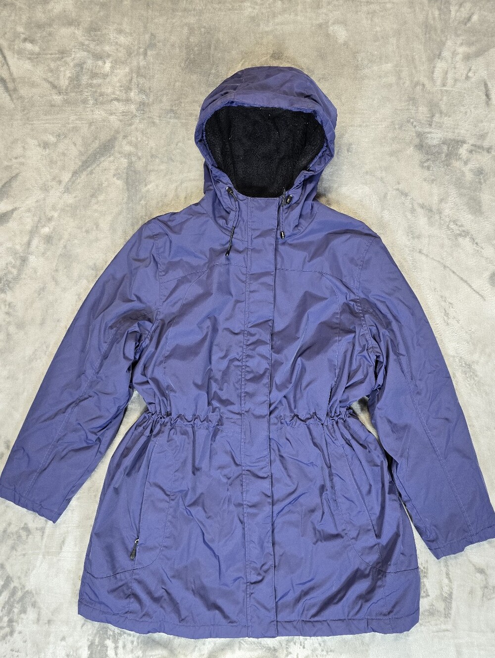 LL Bean H2OFF Winter Warmer Coat Jacket Woman's Size XL Purple